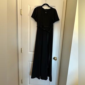 Long black dress